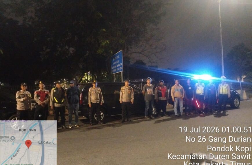 Jaga Jakarta On The Spot Kapolsek Bekasi Barat…