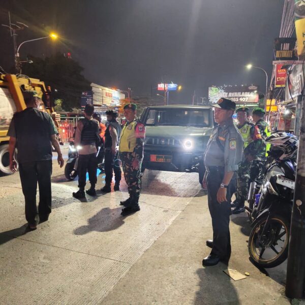 Patroli Sinergis Jaga Kamtibmas, Koramil 01/Kranji Bersama Polri…