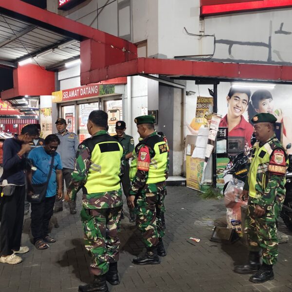Patroli Menyentuh Titik Rawan, Koramil 02/Pondok Gede Tingkatkan…