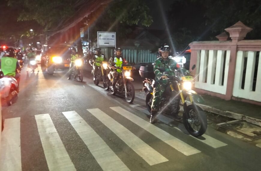 Patroli Malam Tanpa Henti, Koramil 01/Kranji Jaga…