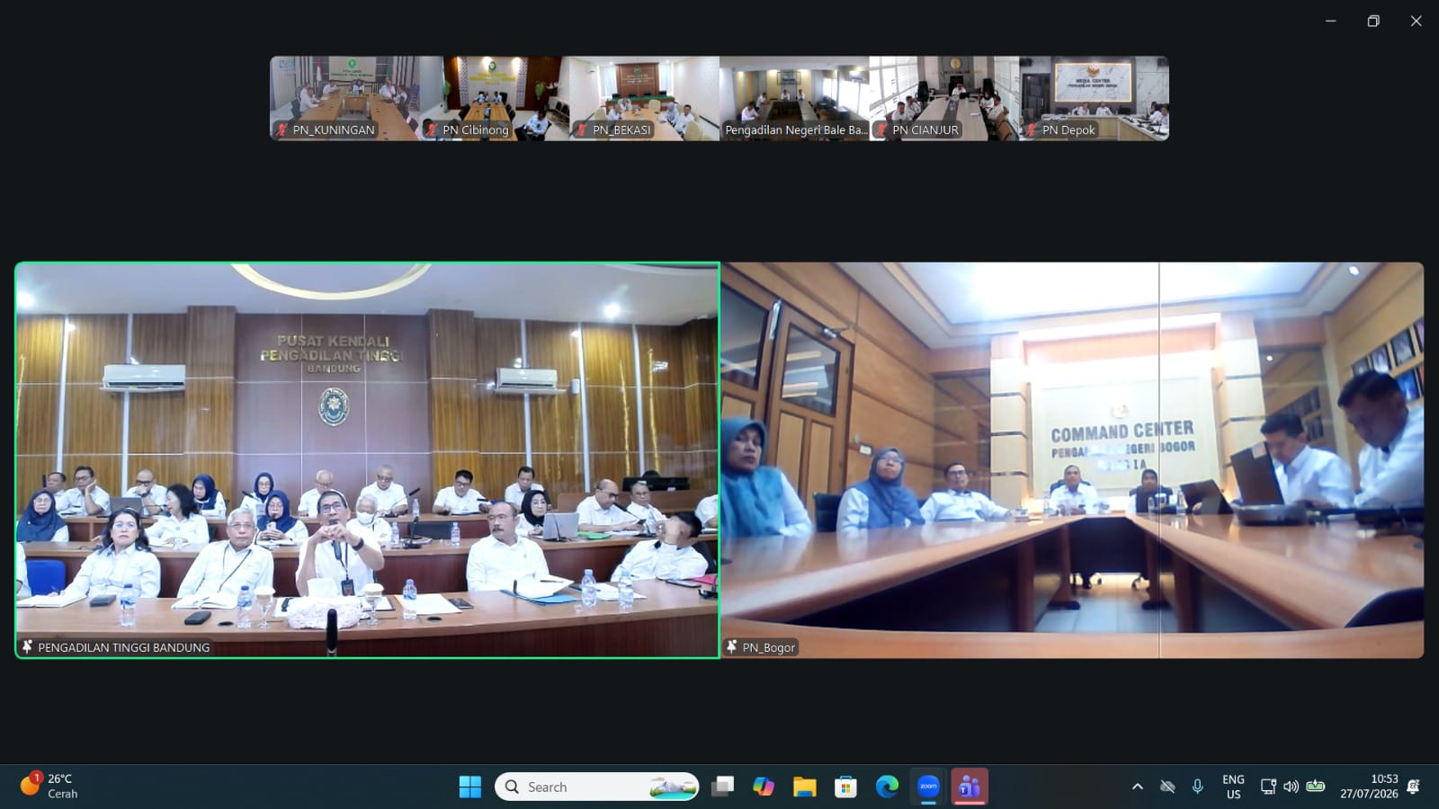 PT Bandung Percepat Implementasi Sidang Elektronik Tingkat Banding