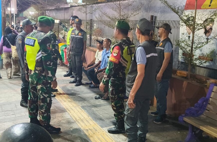 Perkuat Kamtibmas, Koramil 02/Pondok Gede dan Aparat…