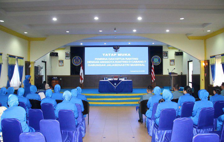 Jelang Sertijab, Pembina Dan Ketua Ranting Gelar Tatap Muka Bersama Anggota Ranting D Cabang 7 GABUNGAN Jalasenastri Mabesal