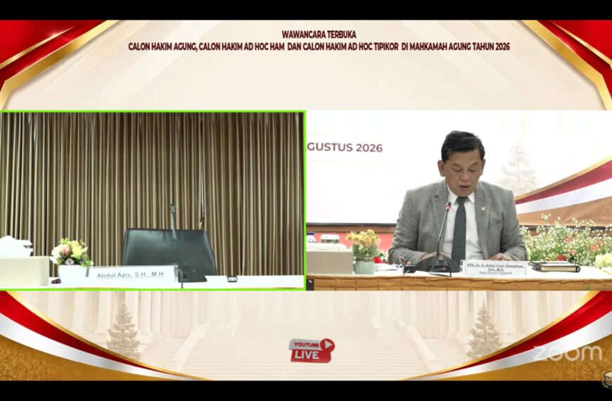 Seleksi Hakim Agung Masuki Tahap Krusial, Ketua KY…