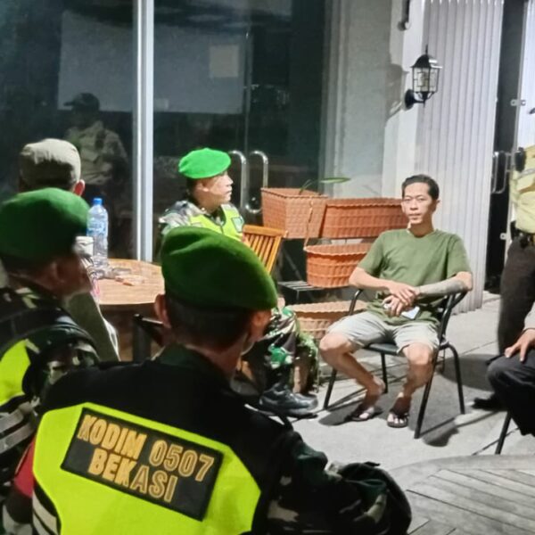 Wujudkan Rasa Aman bagi Masyarakat, Koramil 05/Bantar Gebang…