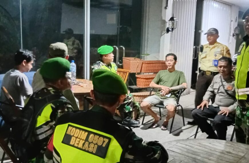 Wujudkan Rasa Aman bagi Masyarakat, Koramil 05/Bantar Gebang Gencarkan Patroli…