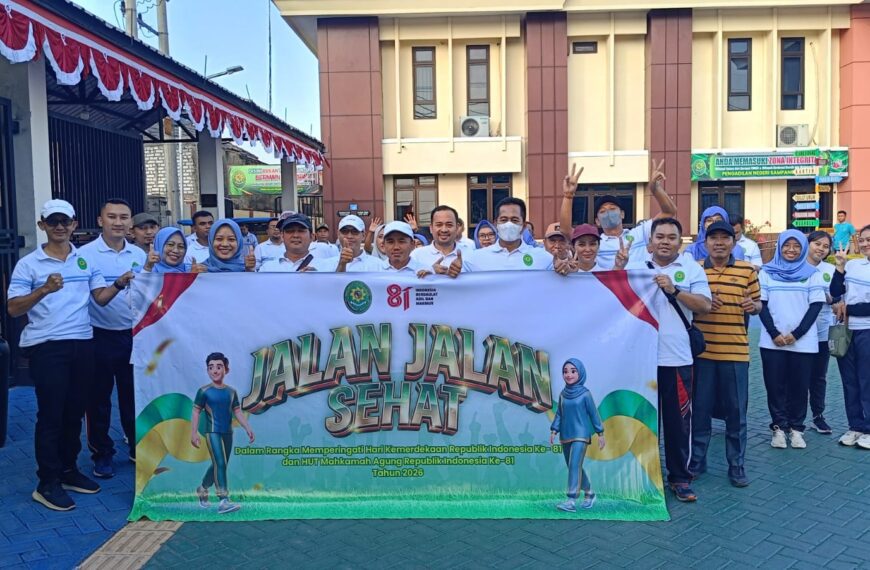 Sambut HUT RI dan MA, PN Sampang Perkuat Solidaritas lewat…