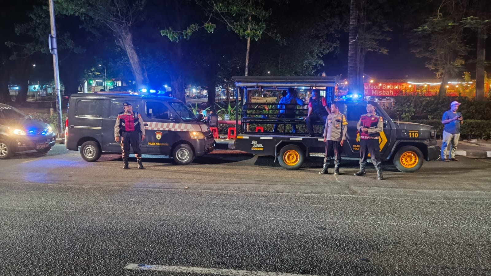Polsek Metro Penjaringan Gelar KRYD, 12 Motor Tanpa Surat Diamankan Saat Patroli Antitawuran