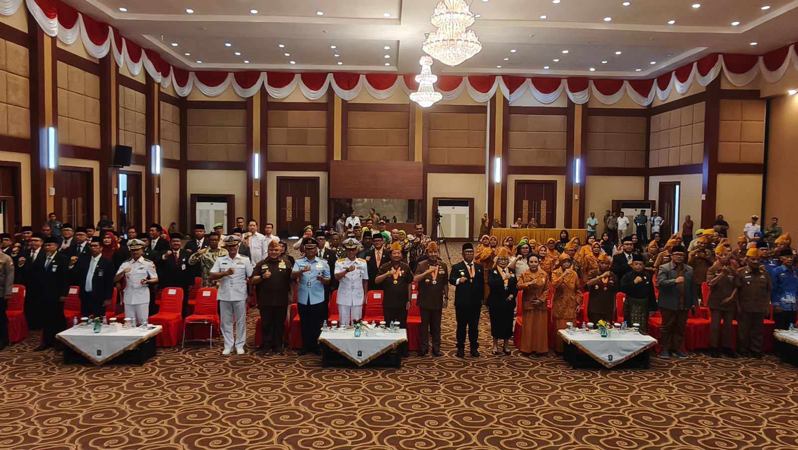 Danlanal Bintan Hadiri Peringatan Hari Veteran Nasional Tahun 2026 Tingkat Provinsi Kepulauan Riau