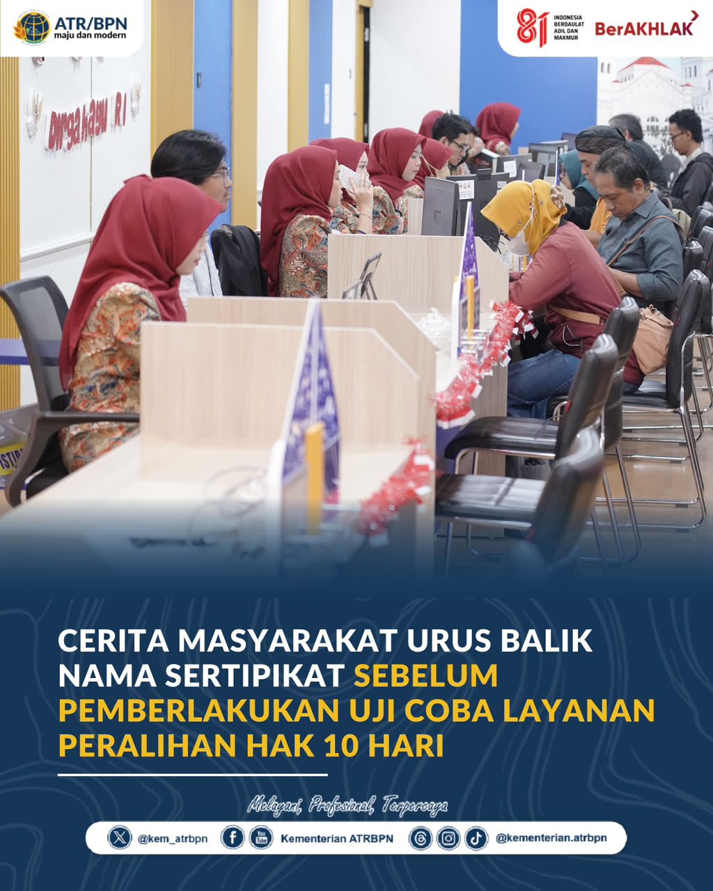 Cerita Masyarakat Urus Balik Nama Sertipikat Sebelum Pemberlakukan Uji Coba Layanan Peralihan Hak 10 Hari