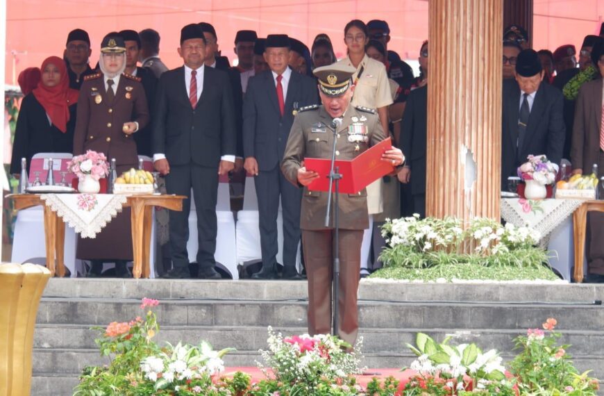 Kasdim 0507/Bekasi Bacakan Teks Pembukaan UUD 1945 pada&hellip;