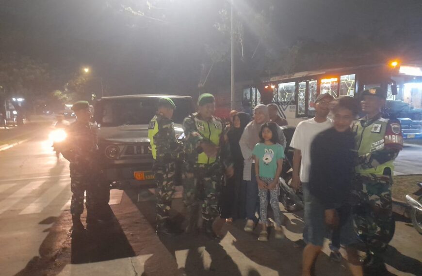 Patroli Menyentuh Titik Rawan, Koramil 05/Bantar Gebang&hellip;