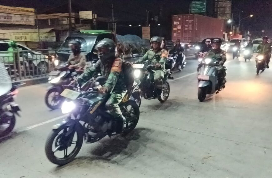 Jaga Wilayah Tetap Kondusif, Koramil 01/Kranji Gencarkan Patroli…