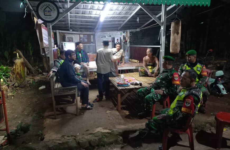 Ciptakan Suasana Aman dan Nyaman, Koramil 04/Jati Asih Bersinergi Laksanakan&hellip;