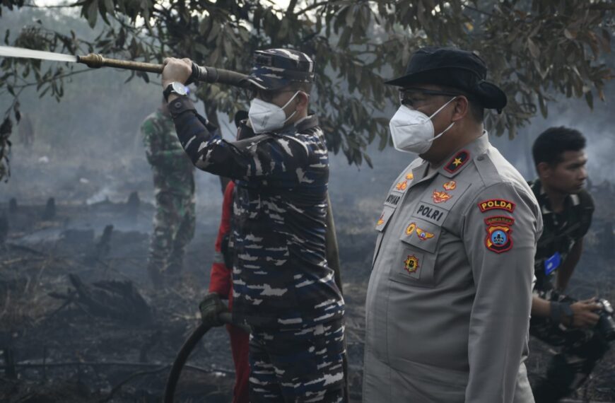 Lanal Banjarmasin Bersama Forkopimda Kalsel Bersinergi Tinjau Posko&hellip;