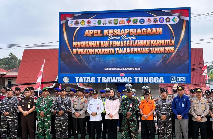 Lanal Bintan Hadiri Apel Kesiapsiagaan Pencegahan dan Penanggulangan&hellip;