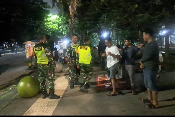 Cegah Gangguan Kamtibmas, Koramil 03/Teluk Pucung Perkuat Patroli…