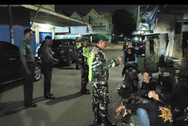 Koramil 01/Kranji Bersama Aparat Keamanan Tingkatkan Patroli Malam…