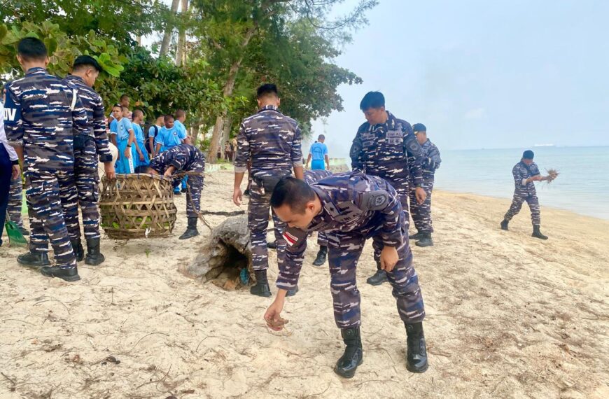 Sambut HUT Ke-81 TNI Angkatan Laut, Lanal…