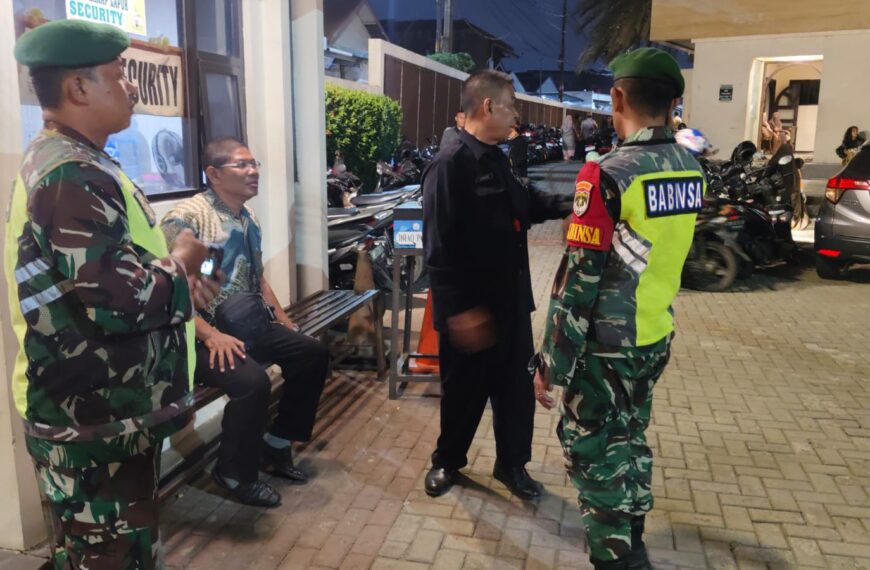 Patroli Sinergis Jaga Kamtibmas, Koramil 01/Kranji Bersama Polri dan Satpol&hellip;
