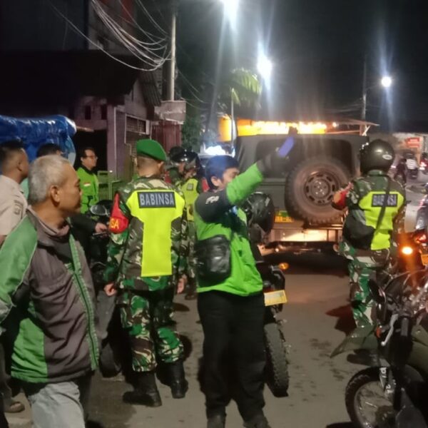 Patroli Tanpa Henti, Koramil 02/Pondok Gede Bersama Polri…