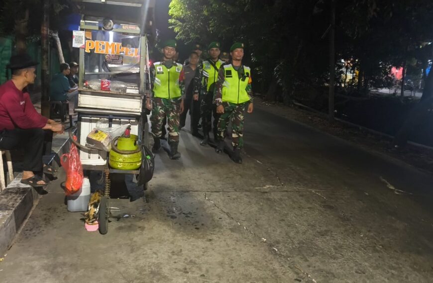Cegah Gangguan Kamtibmas, Koramil 03/Teluk Pucung Bersama&hellip;