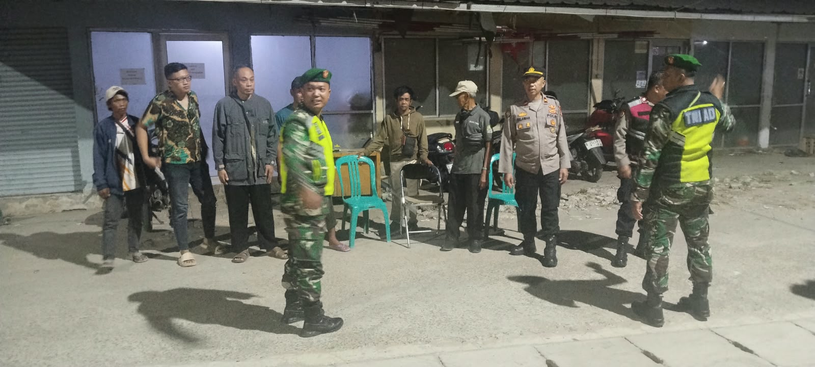 Kolaborasi TNI-Polri dan Satpol PP, Koramil 05/Bantar Gebang Ciptakan Wilayah Aman dan Kondusif