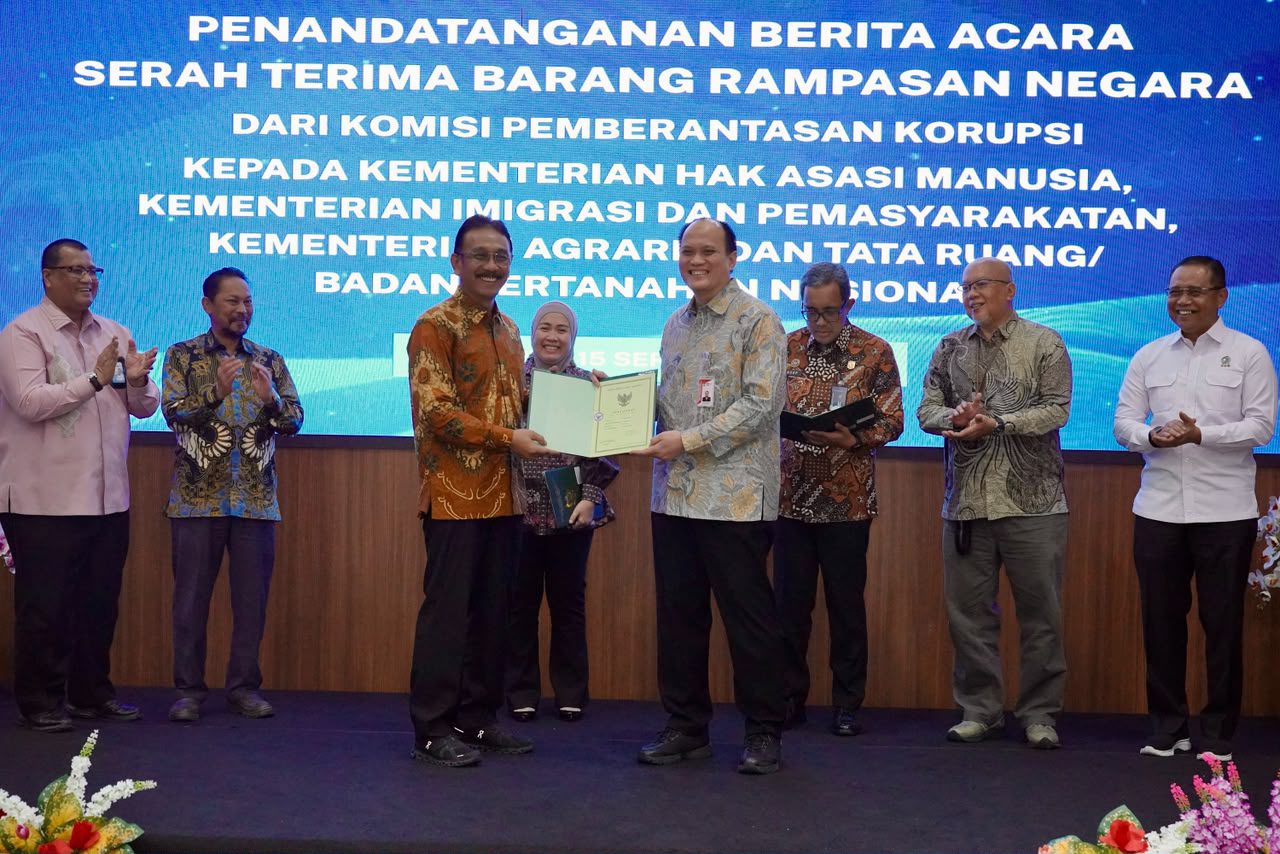 Terima Barang Rampasan Negara dari KPK, Sekjen ATR/BPN: Untuk Mendukung Layanan kepada Masyarakat