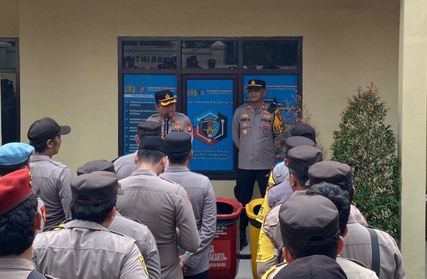 Wadir Binmas Polda Metro Jaya Beri Arahan 201 Personel Pam…