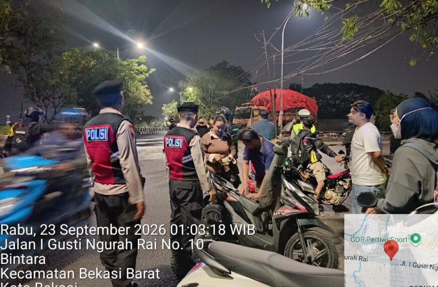 Jaga Jakarta On The Spot, Cegah Tawuran Polsek Bekasi Barat…