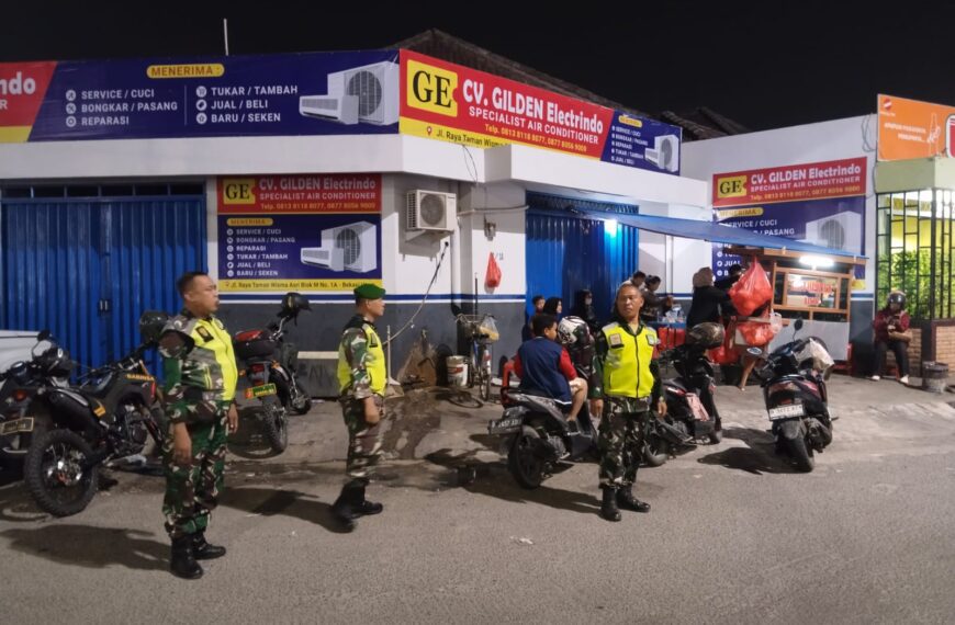 Bersama Jaga Kamtibmas, Koramil 03/Teluk Pucung dan…
