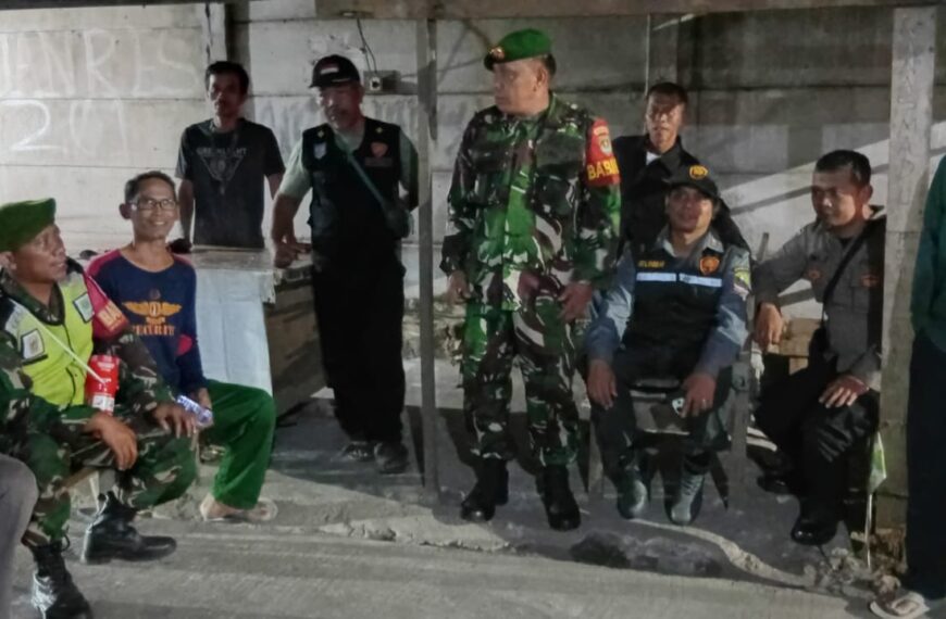 Cegah Gangguan Kamtibmas, Koramil 05/Bantar Gebang Bersama&hellip;