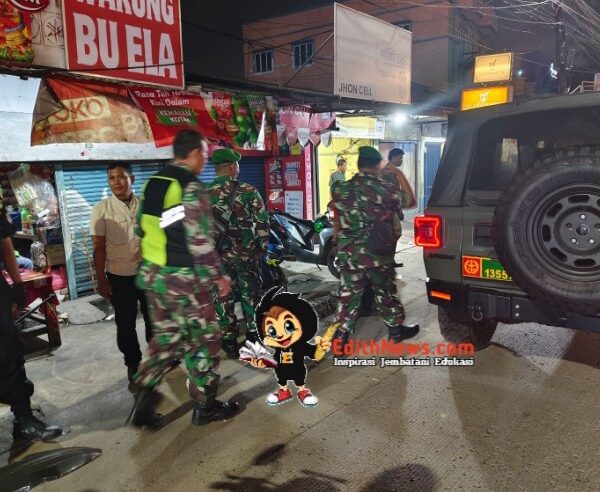 Giat Jaga Kamtibmas, Koramil 01/Kranji Bersama Polsek Bekasi&hellip;