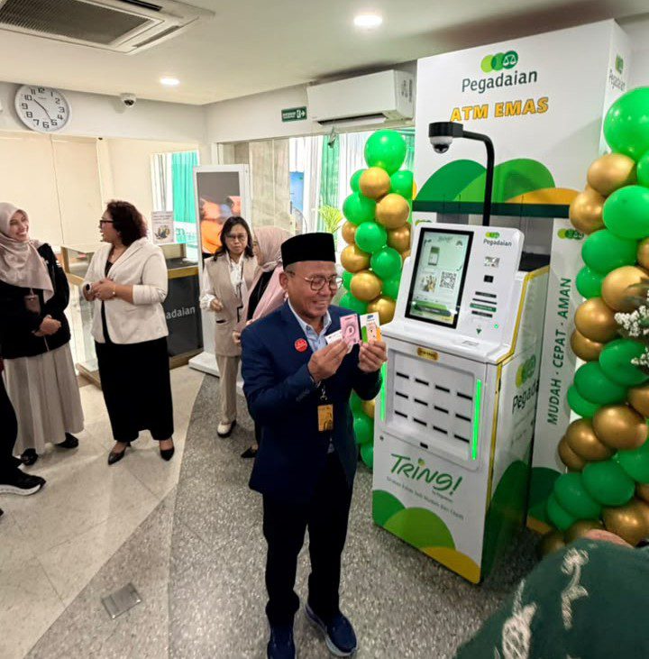 ‎1 Tahun Tring!, PT Pegadaian Luncurkan ATM Emas