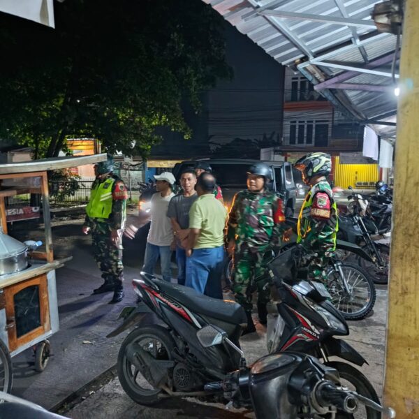 Cegah Tindakan Kejahatan Malam , Koramil 02/Pondok Gede…