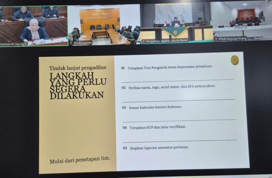 MA Atur Standar Pengelolaan Media Sosial, Pengadilan Wajib Terapkan Verifikasi&hellip;