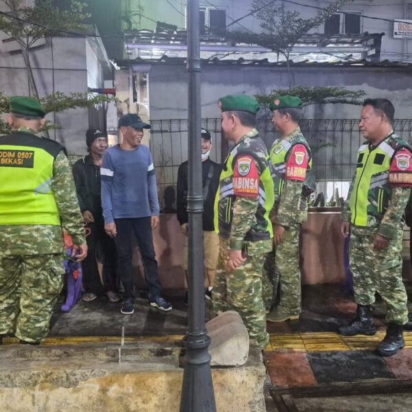 Patroli Gabungan Koramil 02/Pondok Gede Bersama Mitra Jaya,…