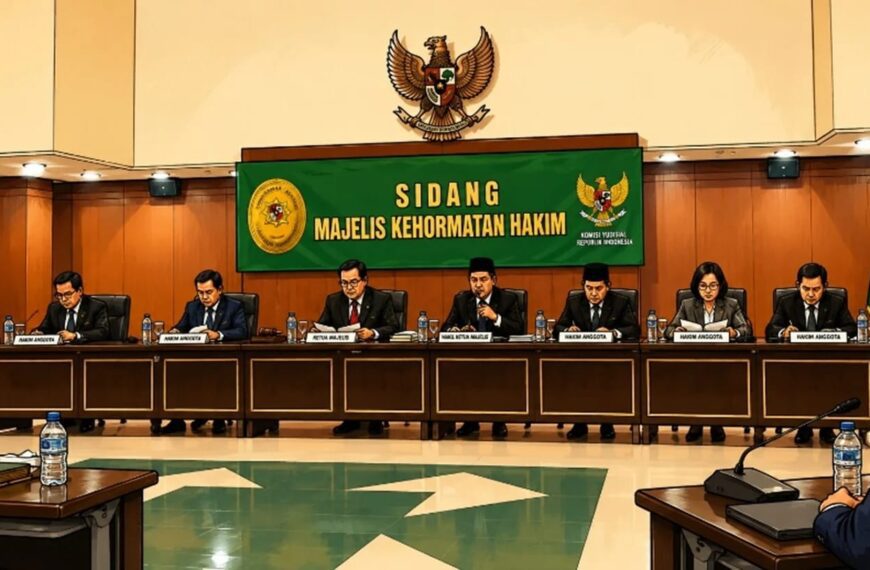 Ini Jenis Sanksi Pelanggaran Kode Etik dan Pedoman Perilaku Hakim