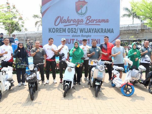 Sambut HUT TNI ke-81, Korem 052/Wijayakrama Gelar Olahraga&hellip;