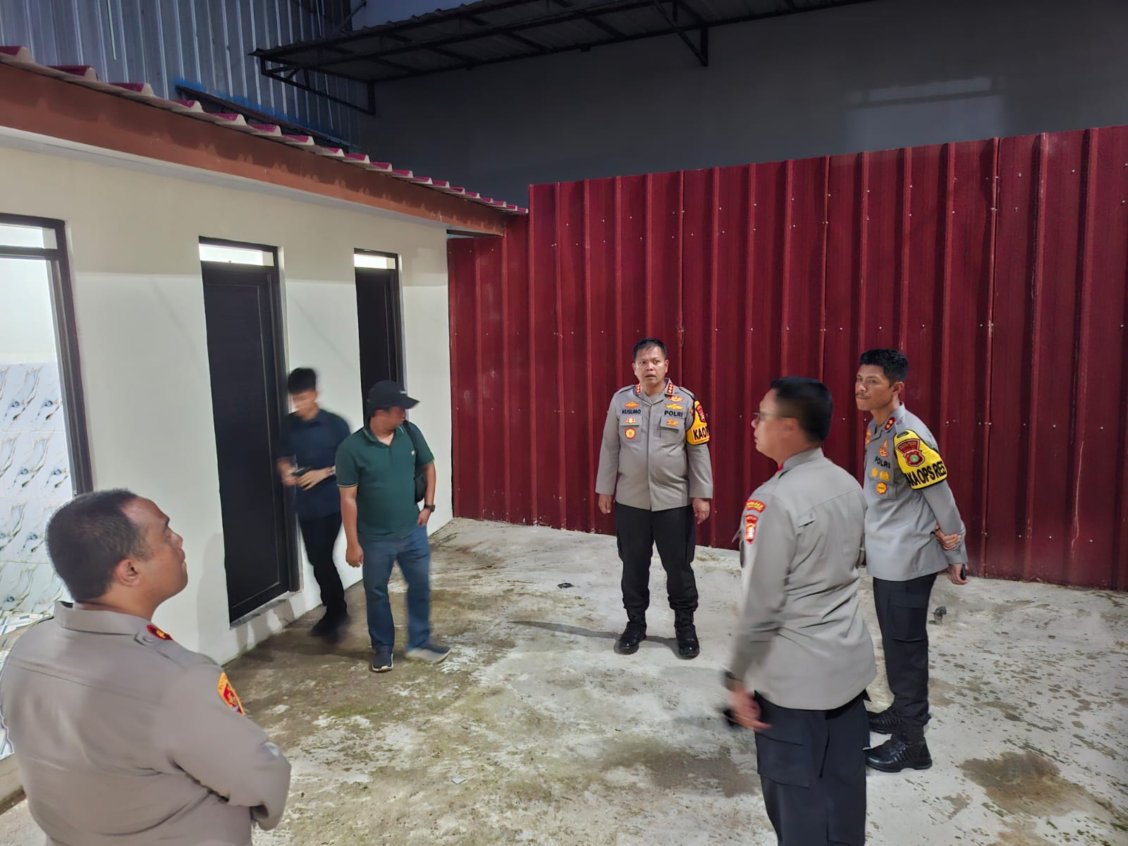 Kapolres Metro Bekasi Kota Kunjungi Pospol Harapan Indah Polsek Medansatria