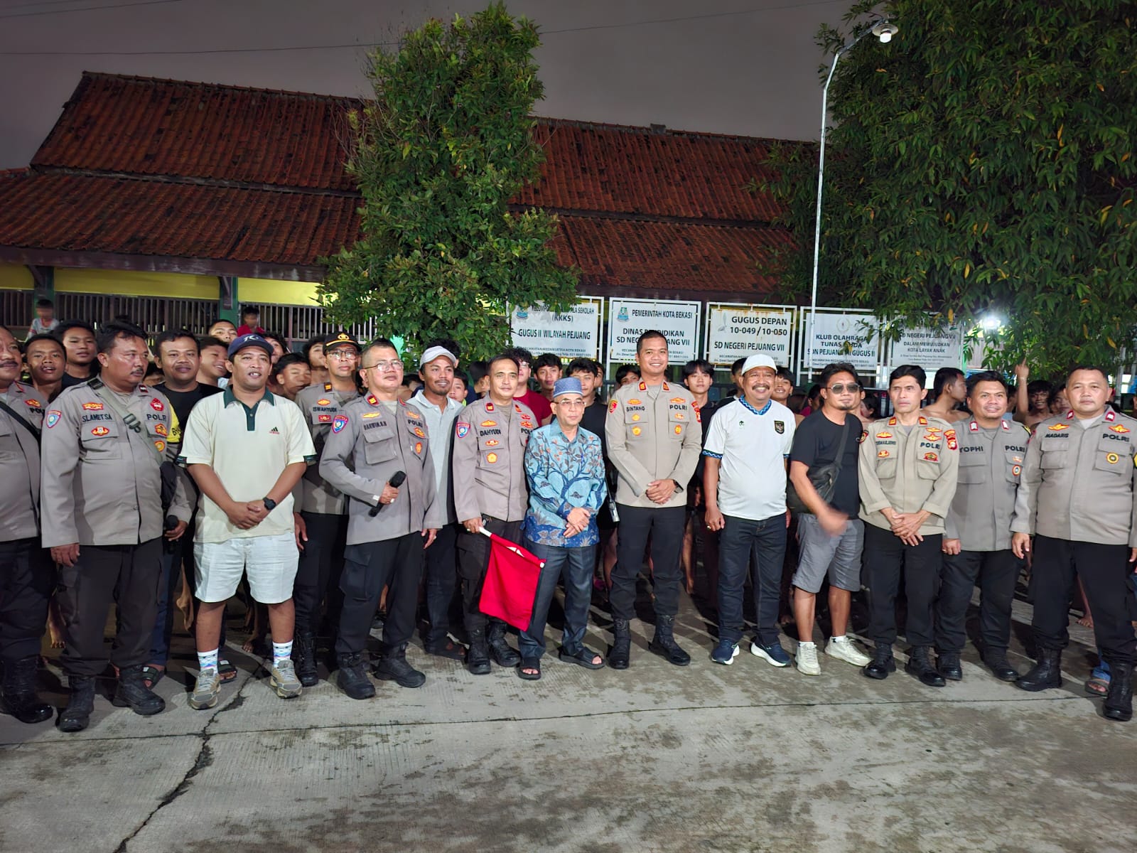 Polsek Medansatria Gelar Lomba Balap Lari “Jaga Medansatria Night Run”, Wadah Positif bagi Pemuda