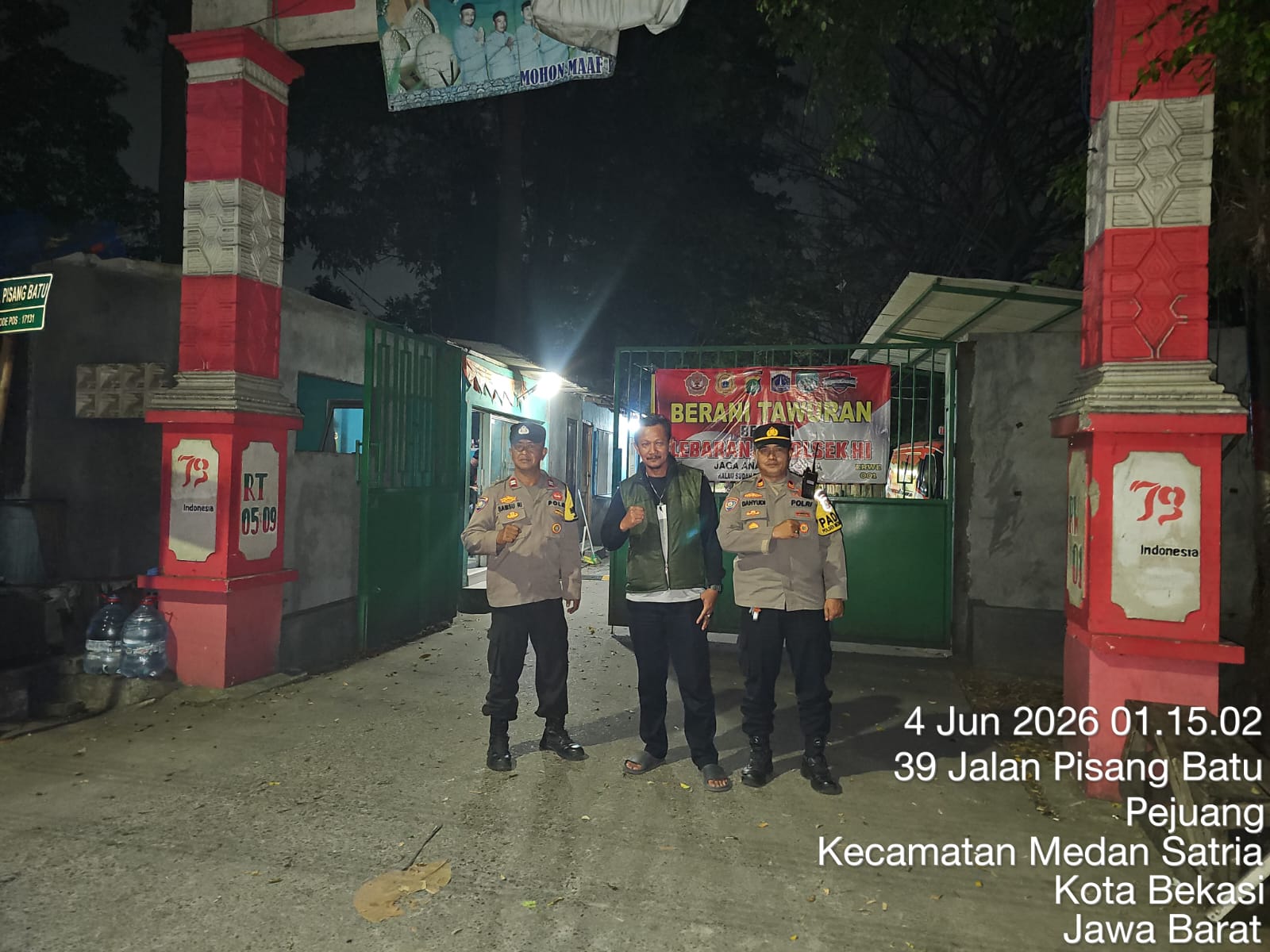 Polsek Medan Satria melaksanakan Kegiatan Rutin Yang Ditingkatkan, Cipta Kondisi, Patroli Skala Sedang Antisipasi guantibmas