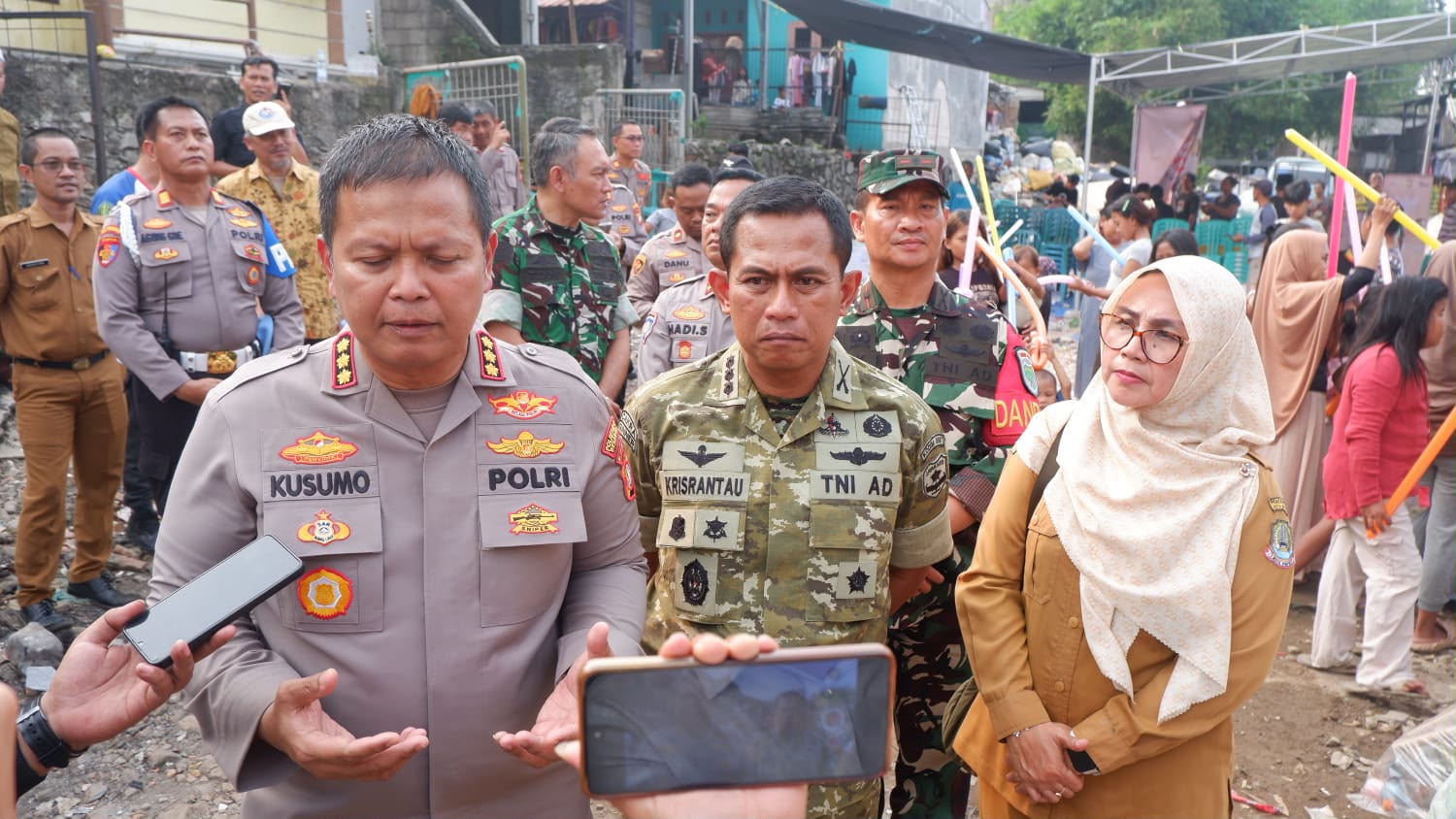 Jaga Jakarta dari Tengah Masyarakat, Dandim 0507/Bekasi dan Kapolres Metro Bekasi Kota Sambangi Warga Bintara Lewat Program Jakarta On The Spot