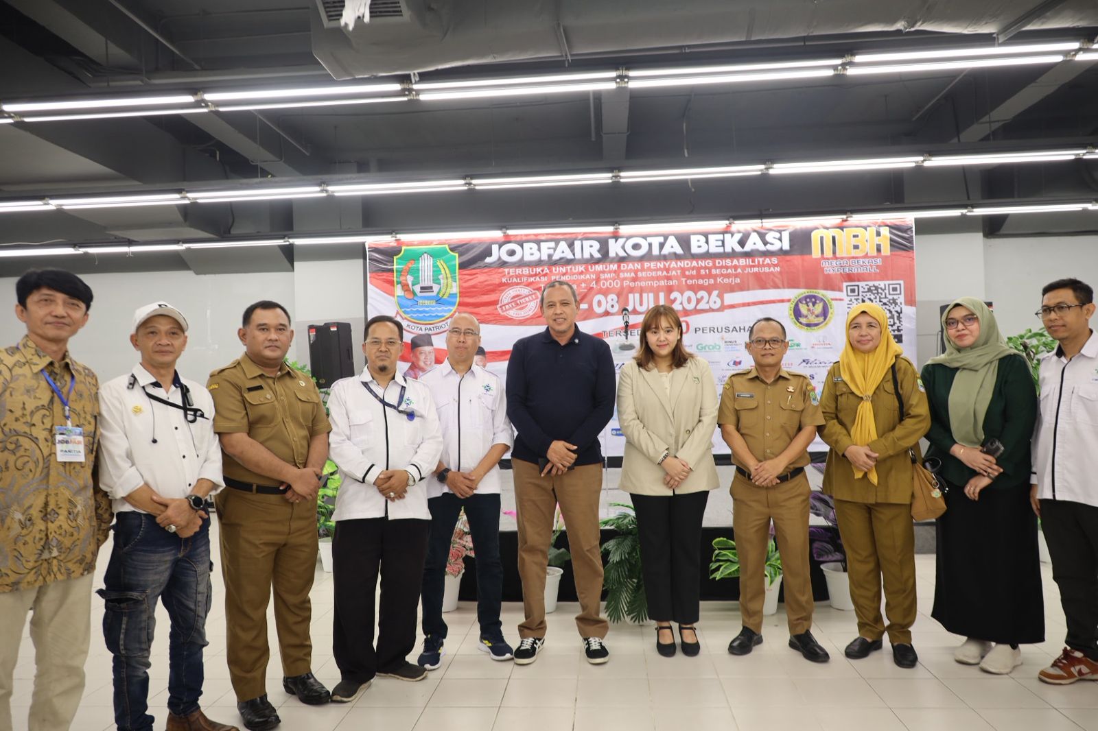 Wali Kota Bekasi Hadiri Job Fair 2026, Disnaker Sediakan 3.500 Lowongan dari 50 Perusahaan