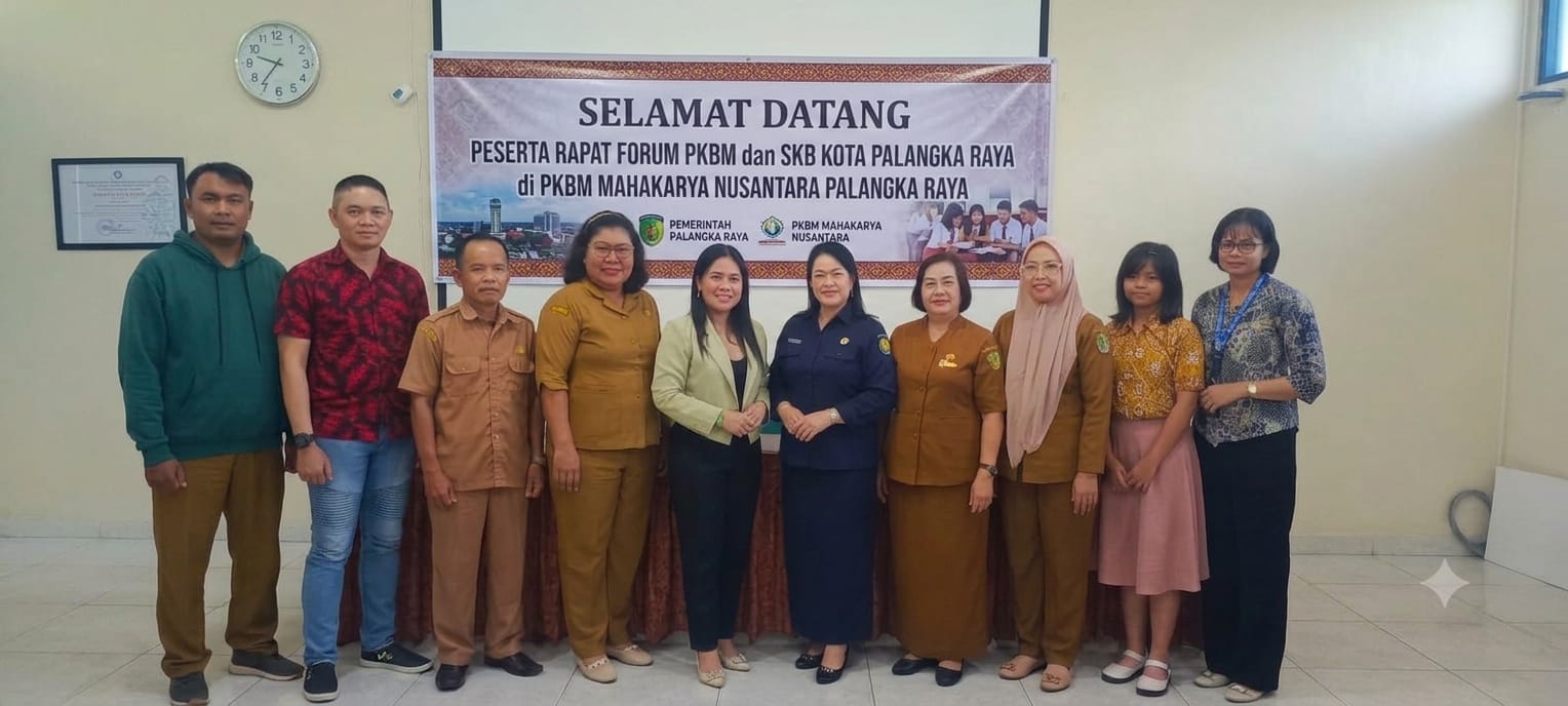 Rapat Rutin Forum PKBM dan SKB se-Kota Palangka Raya Bahas Persiapan Tahun Ajaran Baru 2026/2027 PKBM Mahakarya Nusantara Jadi Tuan Rumah*