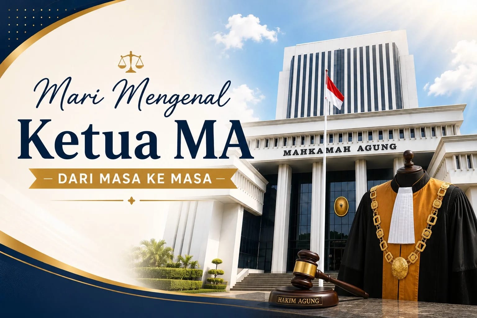 Yuk Mengenal Ketua MA dari Masa ke Masa