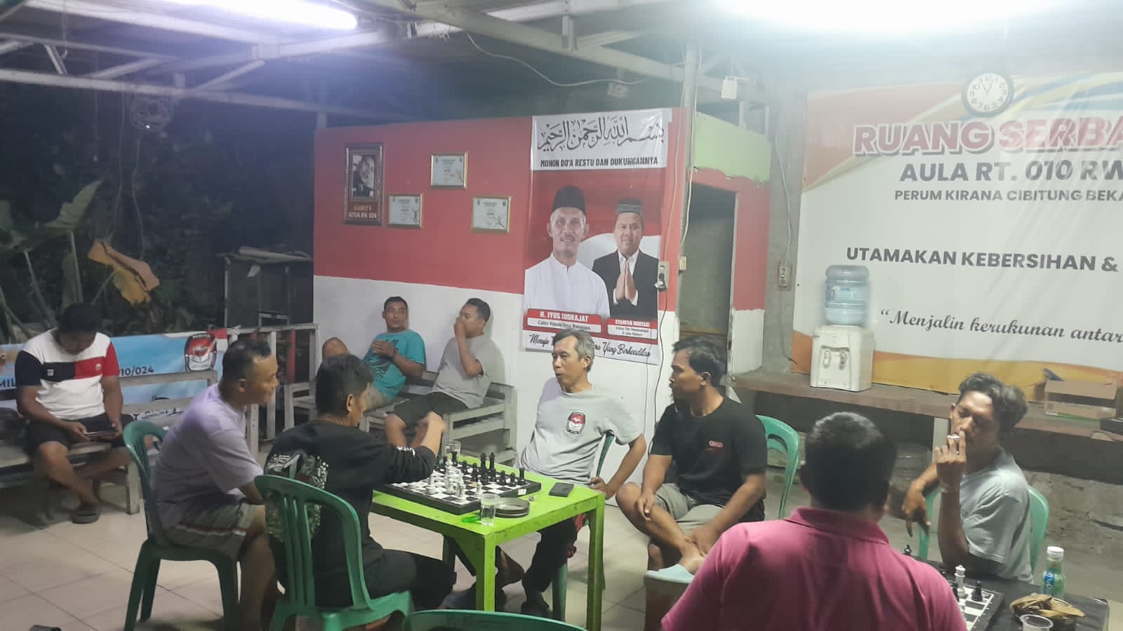 Warga RT 10/24 Wanajaya – Cibitung Gelar Lomba Catur Sambut HUT RI Ke-81