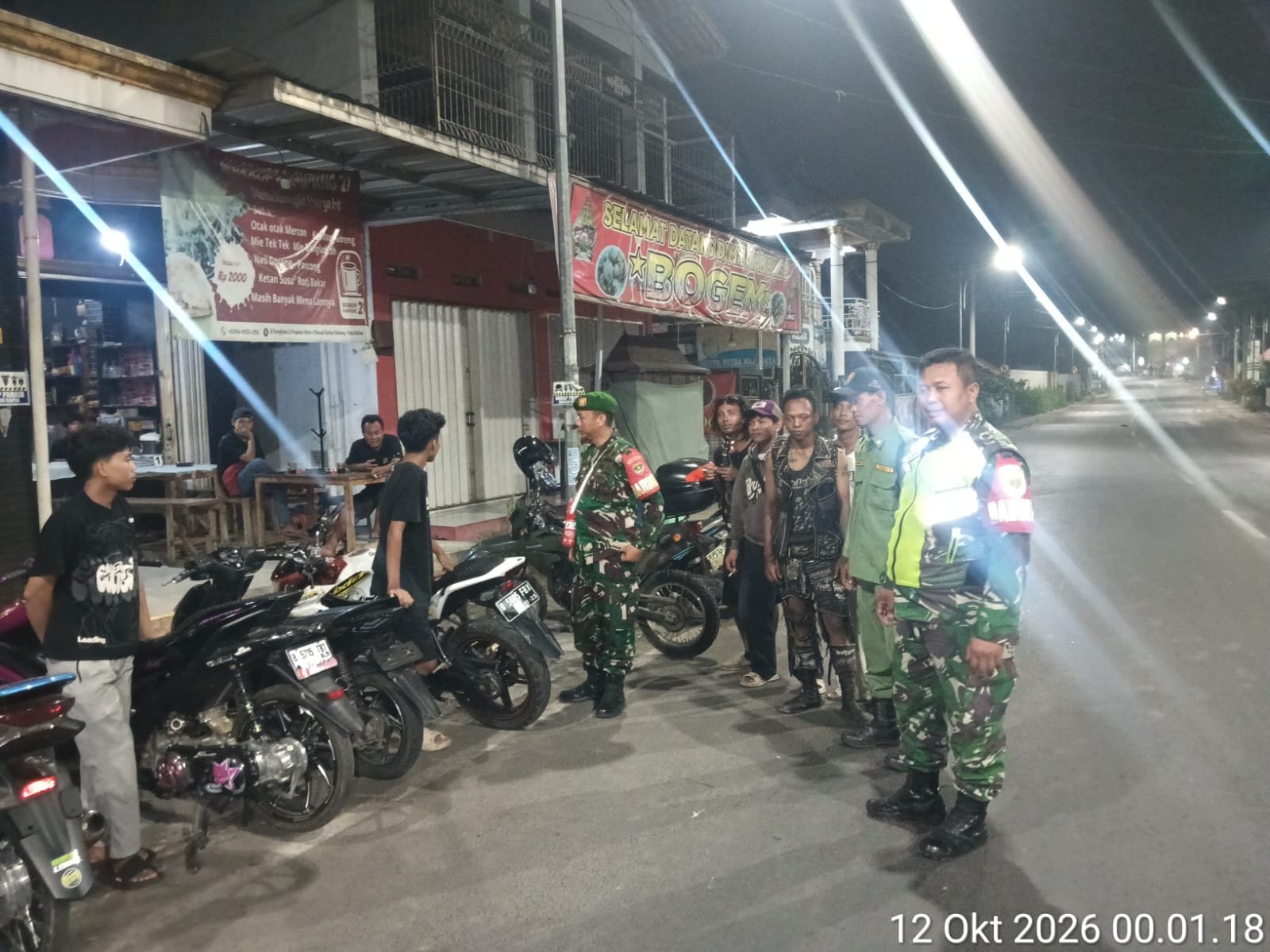 Kolaborasi TNI-Polri dan Satpol PP, Koramil 05/Bantar Gebang Ciptakan Wilayah Aman dan Kondusif